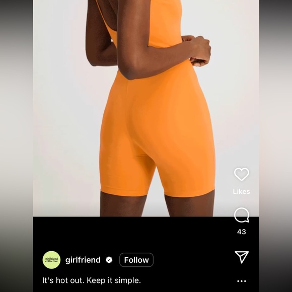 Girlfriend Collective Tommy Sports Bra Top NWT (Horizon Color) - Picture 6 of 6